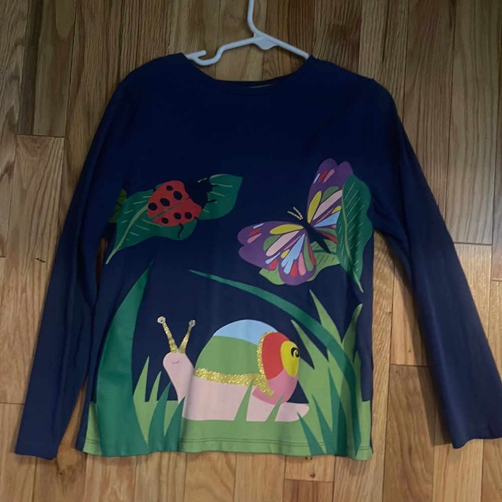 Mini Boden long-sleeve shirt size 8-9.